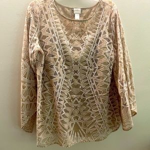 Classy top with cami under